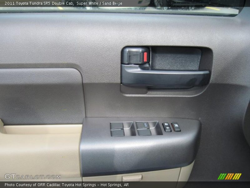 Super White / Sand Beige 2011 Toyota Tundra SR5 Double Cab