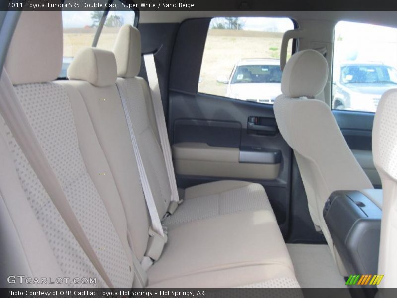 Super White / Sand Beige 2011 Toyota Tundra SR5 Double Cab
