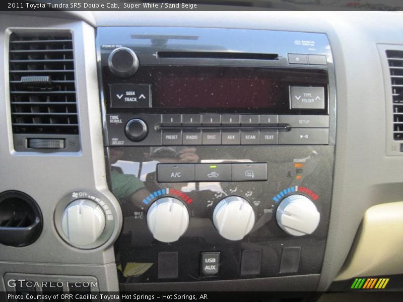 Super White / Sand Beige 2011 Toyota Tundra SR5 Double Cab