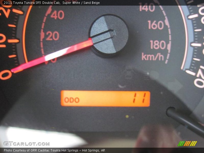 Super White / Sand Beige 2011 Toyota Tundra SR5 Double Cab