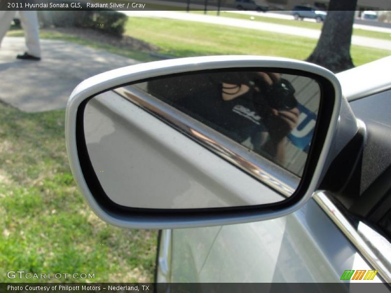 Radiant Silver / Gray 2011 Hyundai Sonata GLS