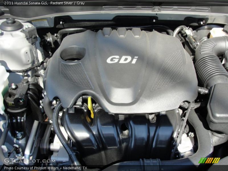 Radiant Silver / Gray 2011 Hyundai Sonata GLS