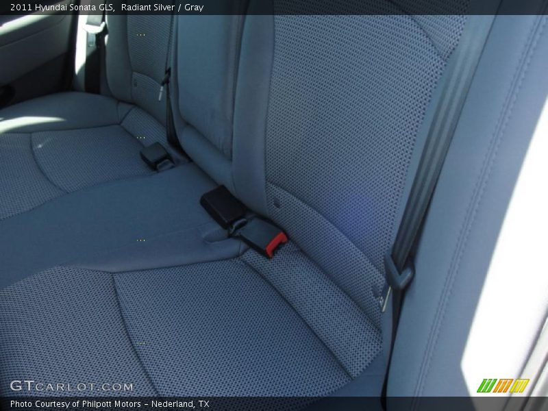 Radiant Silver / Gray 2011 Hyundai Sonata GLS