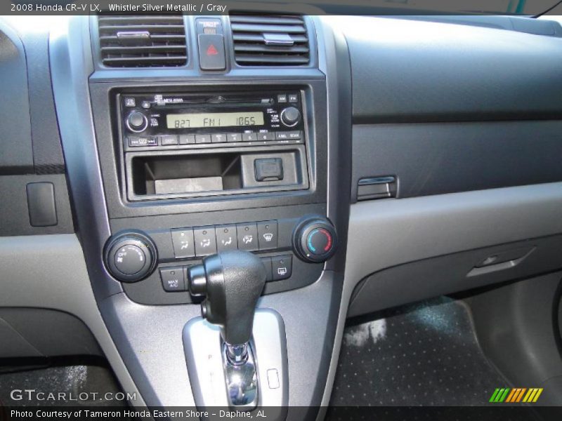 Controls of 2008 CR-V LX