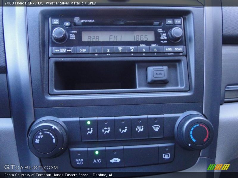 Controls of 2008 CR-V LX