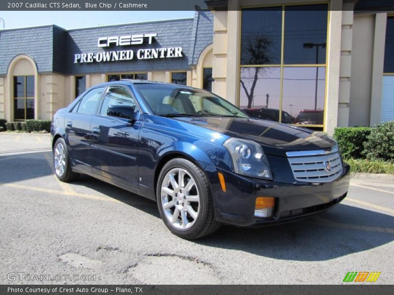 Blue Chip / Cashmere 2007 Cadillac CTS Sedan