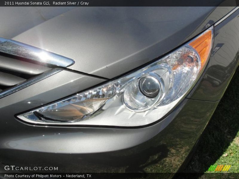 Radiant Silver / Gray 2011 Hyundai Sonata GLS