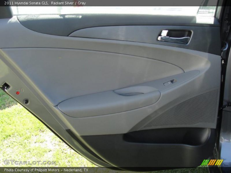 Radiant Silver / Gray 2011 Hyundai Sonata GLS