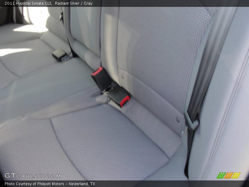 Radiant Silver / Gray 2011 Hyundai Sonata GLS