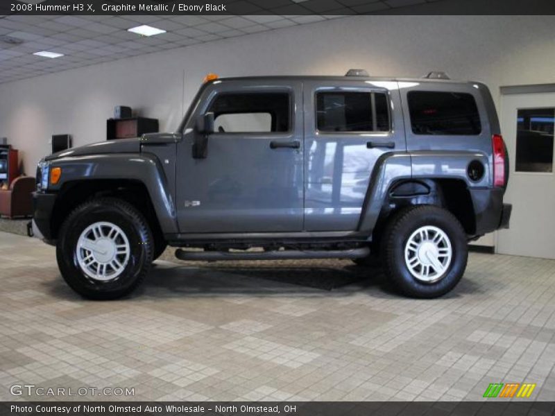 Graphite Metallic / Ebony Black 2008 Hummer H3 X