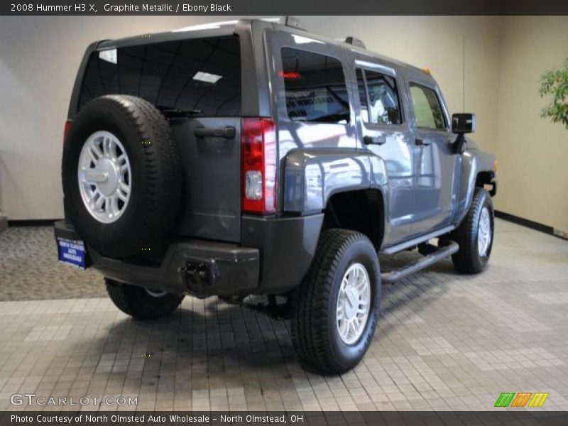 Graphite Metallic / Ebony Black 2008 Hummer H3 X
