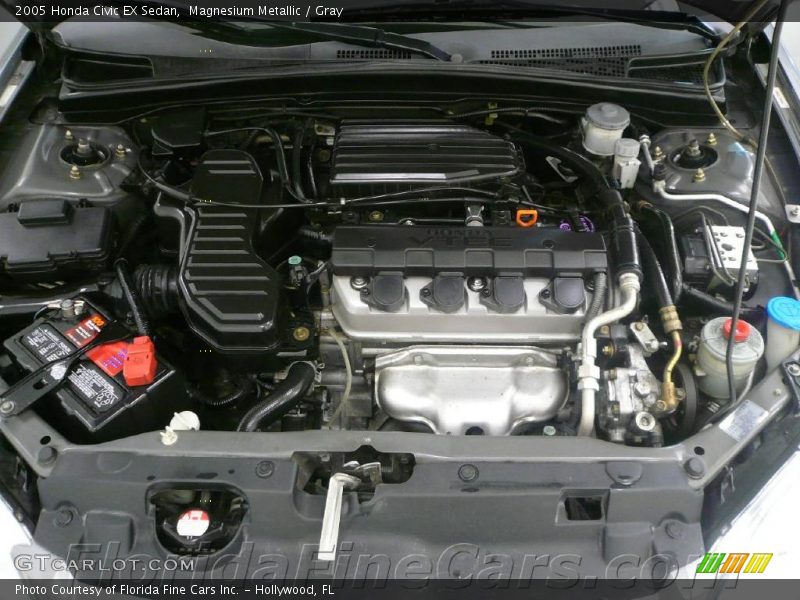 Magnesium Metallic / Gray 2005 Honda Civic EX Sedan
