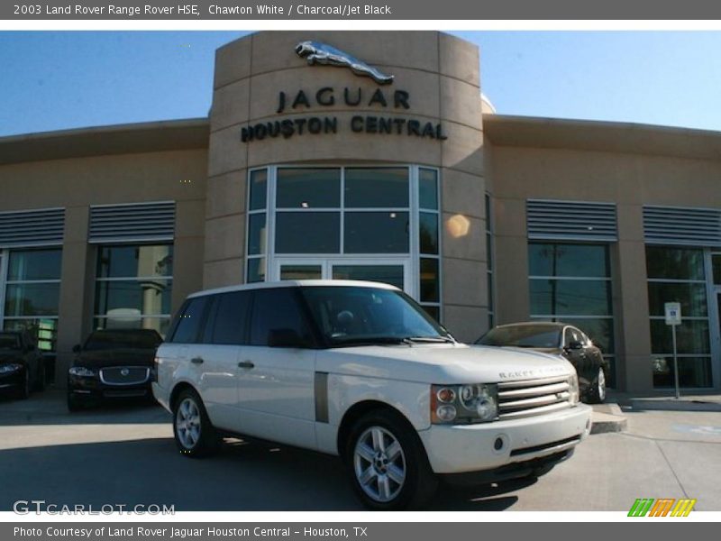 Chawton White / Charcoal/Jet Black 2003 Land Rover Range Rover HSE