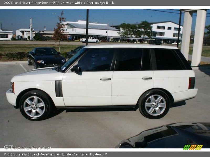 Chawton White / Charcoal/Jet Black 2003 Land Rover Range Rover HSE