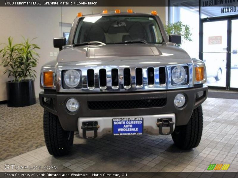Graphite Metallic / Ebony Black 2008 Hummer H3 X