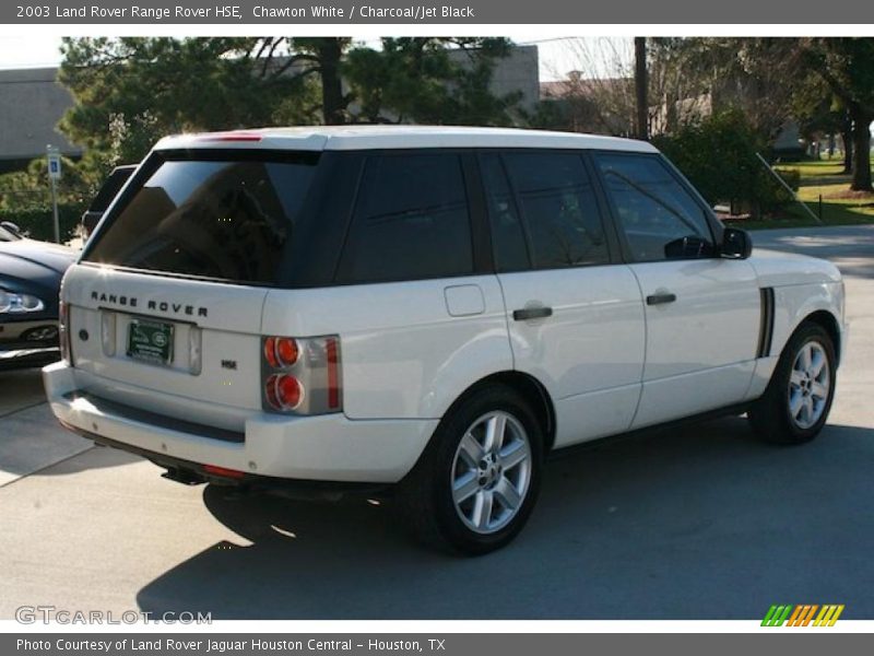 Chawton White / Charcoal/Jet Black 2003 Land Rover Range Rover HSE