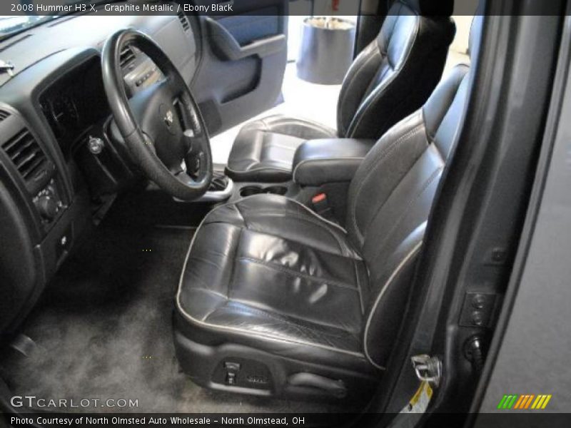 Graphite Metallic / Ebony Black 2008 Hummer H3 X