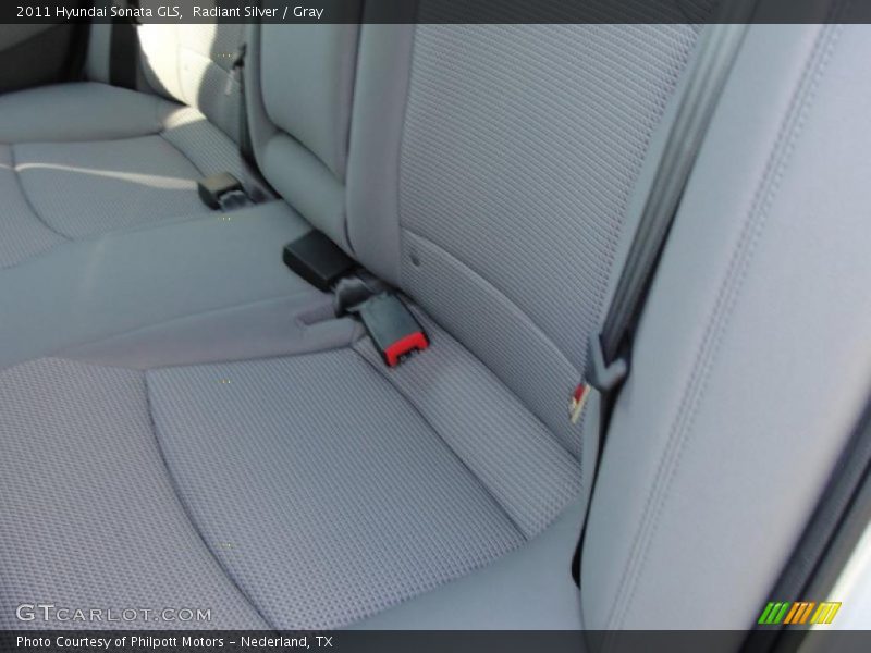 Radiant Silver / Gray 2011 Hyundai Sonata GLS
