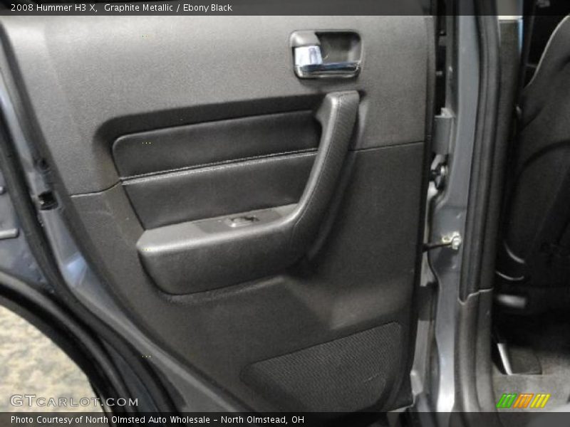 Graphite Metallic / Ebony Black 2008 Hummer H3 X