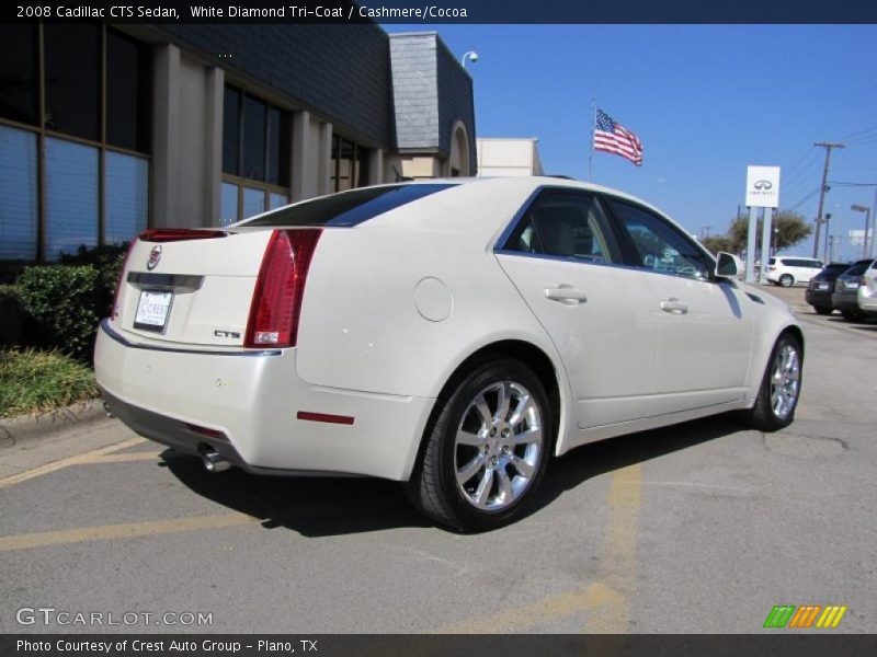 White Diamond Tri-Coat / Cashmere/Cocoa 2008 Cadillac CTS Sedan