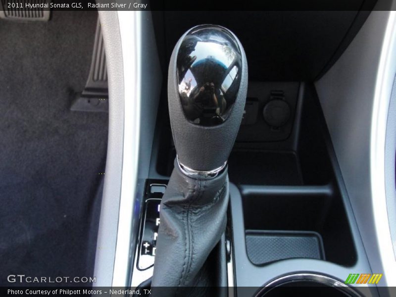 Radiant Silver / Gray 2011 Hyundai Sonata GLS