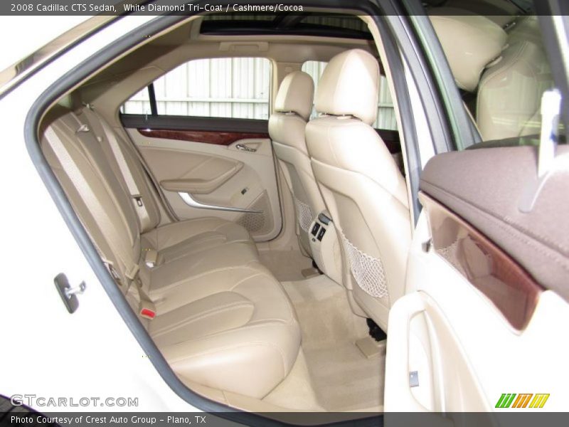 White Diamond Tri-Coat / Cashmere/Cocoa 2008 Cadillac CTS Sedan