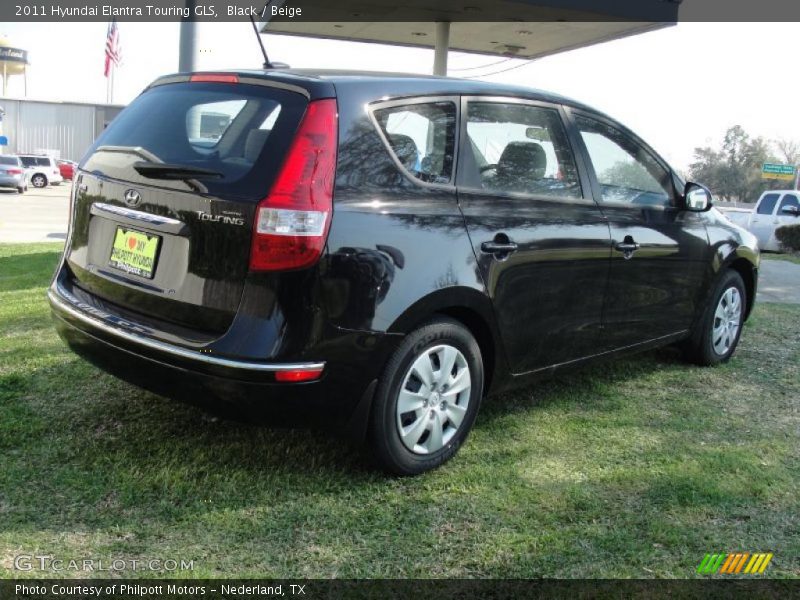 Black / Beige 2011 Hyundai Elantra Touring GLS
