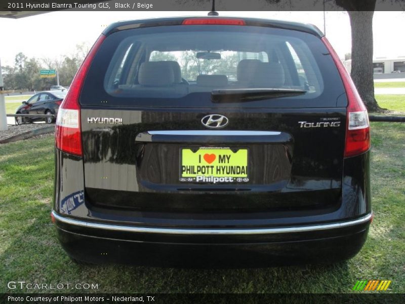 Black / Beige 2011 Hyundai Elantra Touring GLS