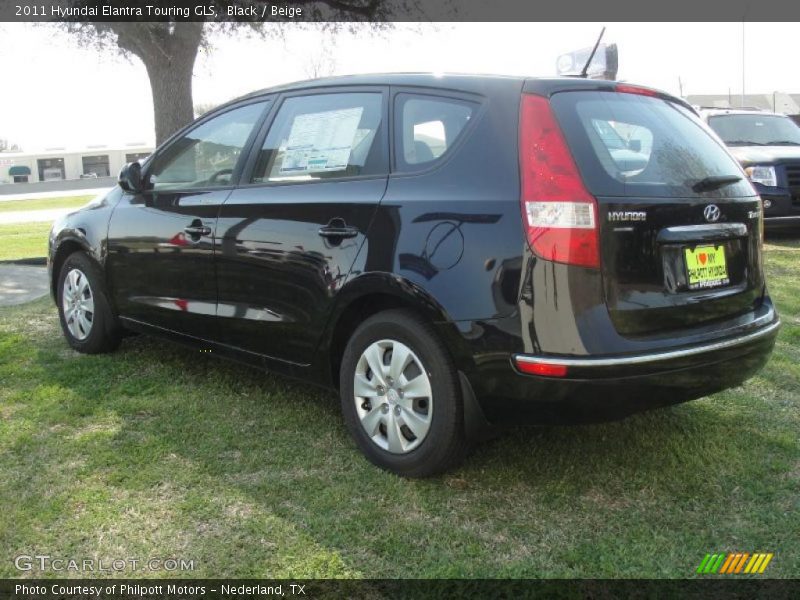 Black / Beige 2011 Hyundai Elantra Touring GLS