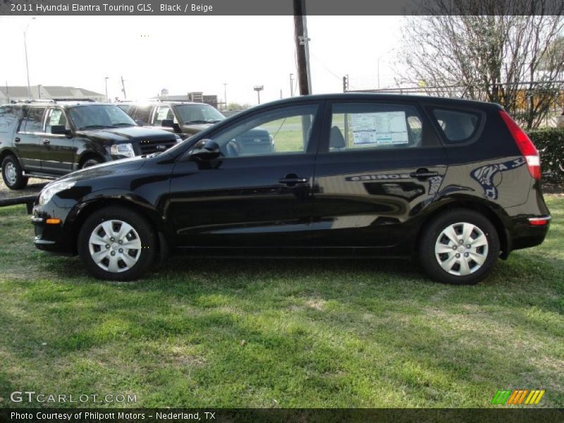 Black / Beige 2011 Hyundai Elantra Touring GLS