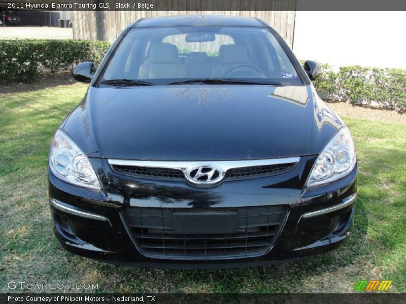 Black / Beige 2011 Hyundai Elantra Touring GLS