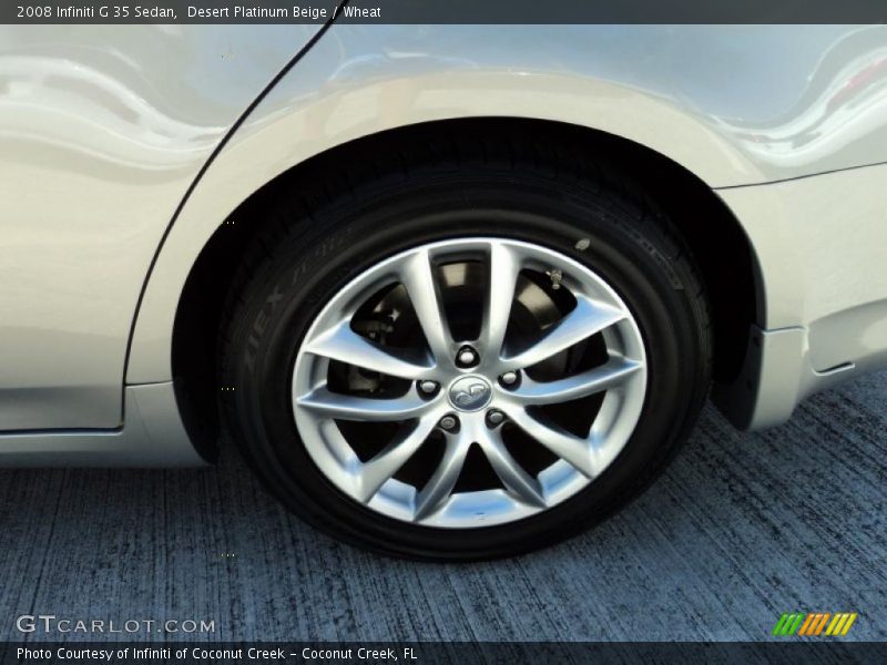 Desert Platinum Beige / Wheat 2008 Infiniti G 35 Sedan