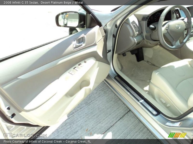 Desert Platinum Beige / Wheat 2008 Infiniti G 35 Sedan
