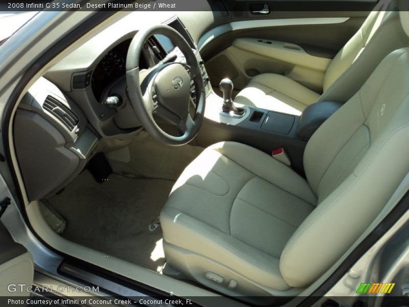 Desert Platinum Beige / Wheat 2008 Infiniti G 35 Sedan
