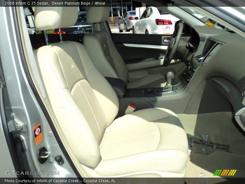 Desert Platinum Beige / Wheat 2008 Infiniti G 35 Sedan