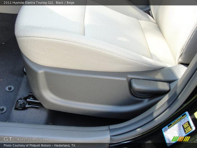Black / Beige 2011 Hyundai Elantra Touring GLS