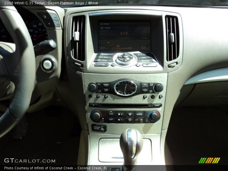 Desert Platinum Beige / Wheat 2008 Infiniti G 35 Sedan