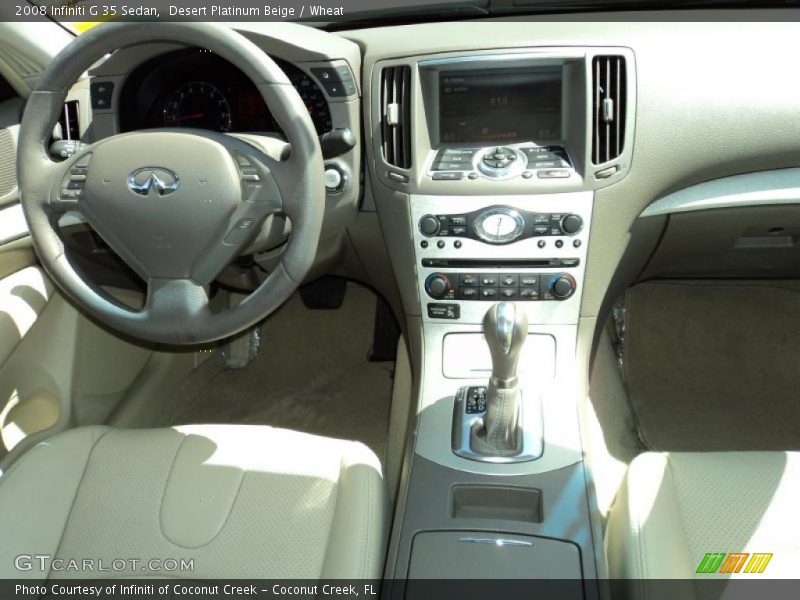 Desert Platinum Beige / Wheat 2008 Infiniti G 35 Sedan