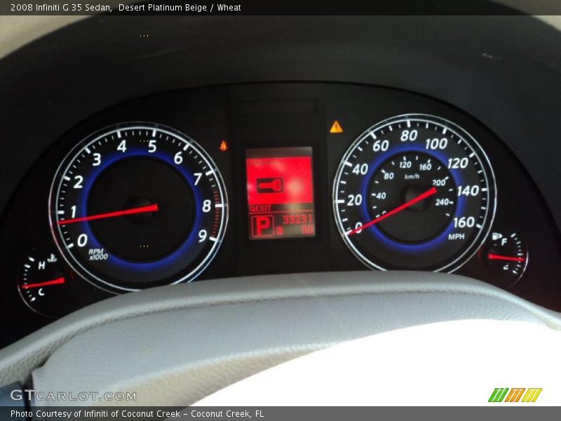 Desert Platinum Beige / Wheat 2008 Infiniti G 35 Sedan