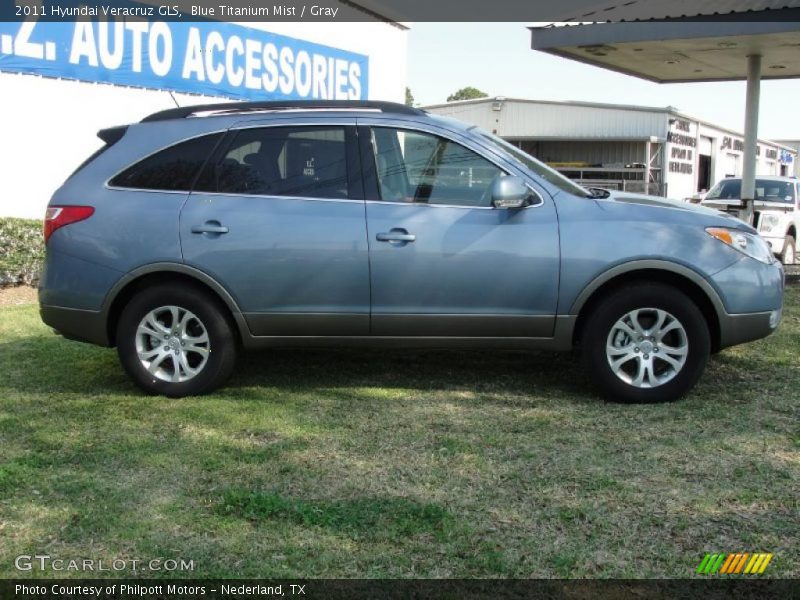 Blue Titanium Mist / Gray 2011 Hyundai Veracruz GLS