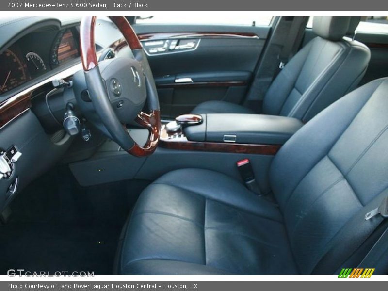  2007 S 600 Sedan Black Interior