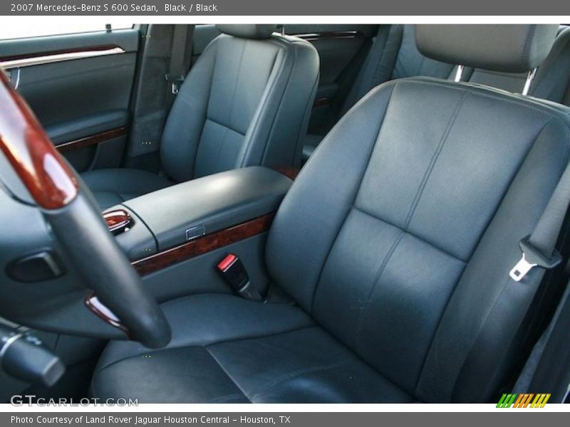 Black / Black 2007 Mercedes-Benz S 600 Sedan