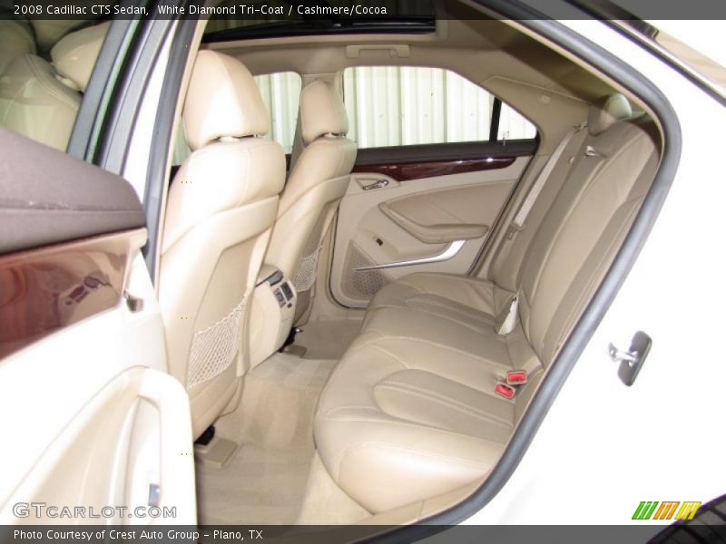 White Diamond Tri-Coat / Cashmere/Cocoa 2008 Cadillac CTS Sedan