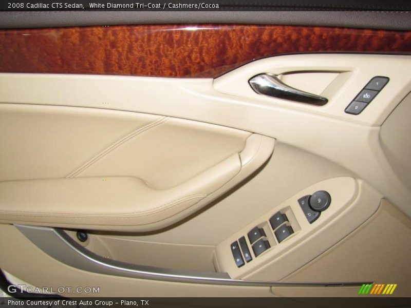 White Diamond Tri-Coat / Cashmere/Cocoa 2008 Cadillac CTS Sedan
