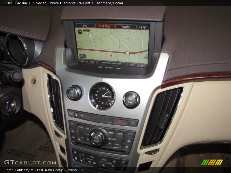 White Diamond Tri-Coat / Cashmere/Cocoa 2008 Cadillac CTS Sedan