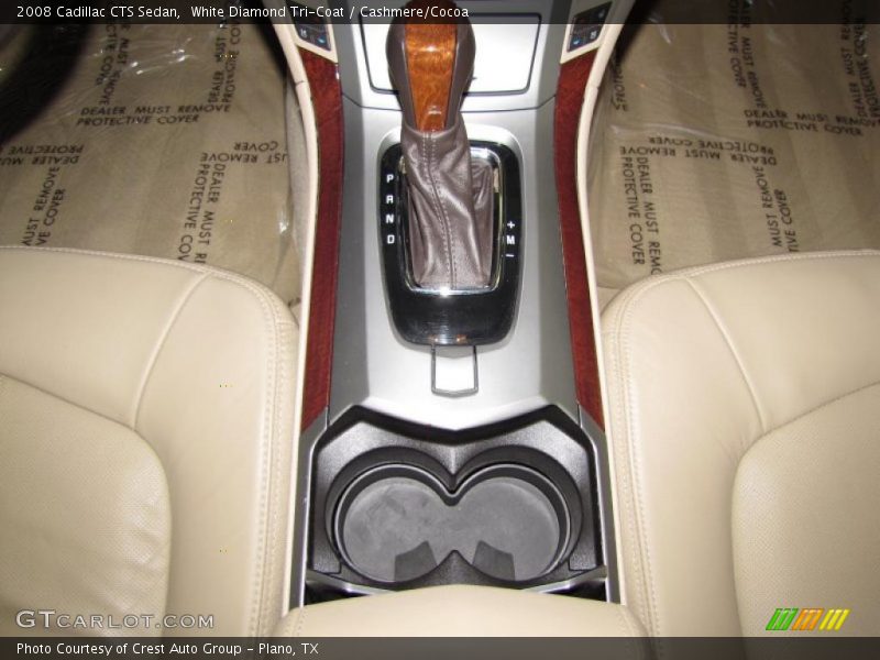 White Diamond Tri-Coat / Cashmere/Cocoa 2008 Cadillac CTS Sedan