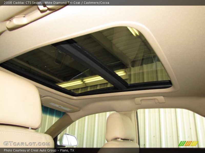 White Diamond Tri-Coat / Cashmere/Cocoa 2008 Cadillac CTS Sedan