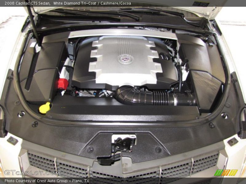 White Diamond Tri-Coat / Cashmere/Cocoa 2008 Cadillac CTS Sedan
