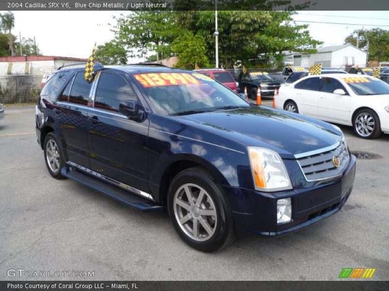 Blue Chip Metallic / Light Neutral 2004 Cadillac SRX V6