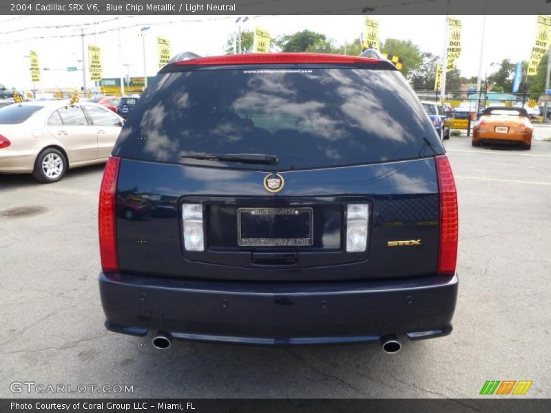 Blue Chip Metallic / Light Neutral 2004 Cadillac SRX V6